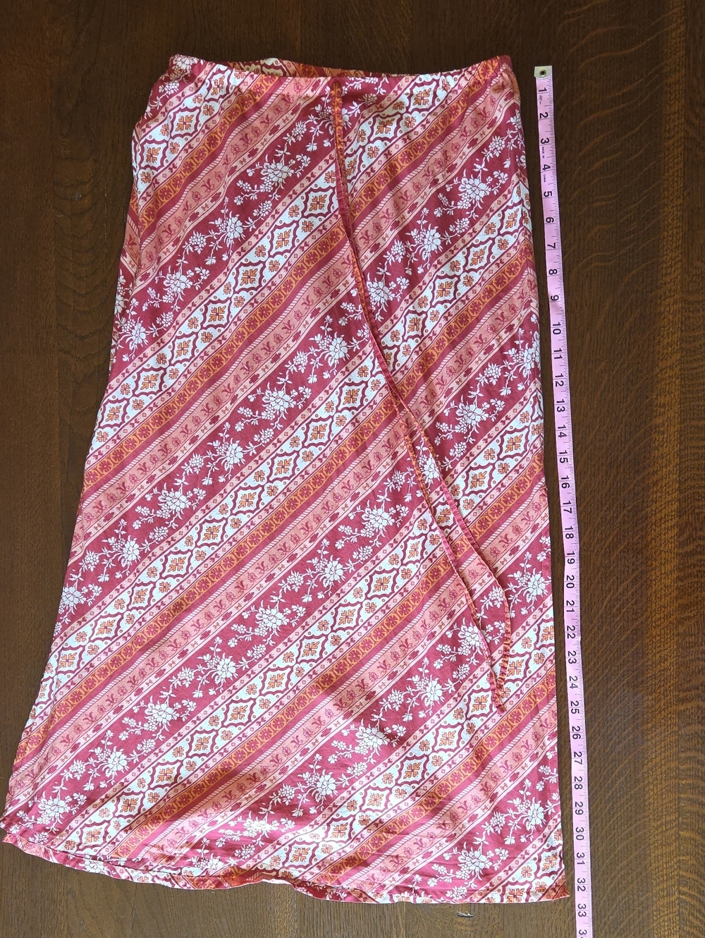 Pink Elastic Waist Maxi Skirt Y2K Early 2000s NO TAGS